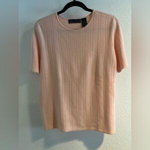 Laura Scott Women's Pink Top Size Large
